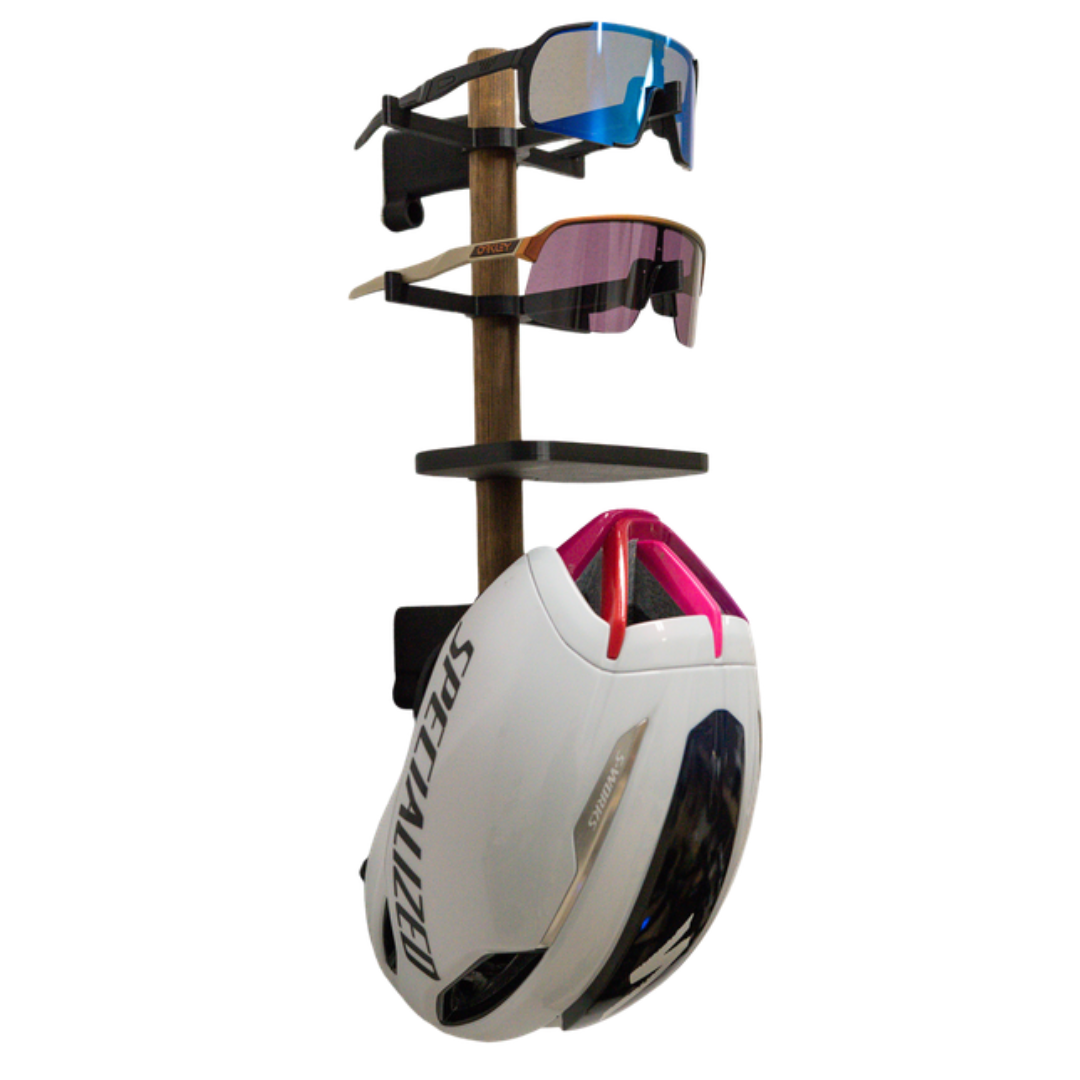 Držák na brýle a tretry s poličkou